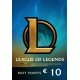League of Legends €10 Gift Card Key – 1380 Riot Points EU WEST Server Only